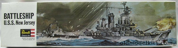 Revell 1/535 Battleship USS New Jersey, H349 plastic model kit